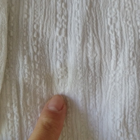 The Frankie shop textured oversized white button down shirt sz M - Picture 10 of 10